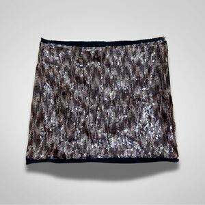 Rachel Roy Sequin Mini Skirt